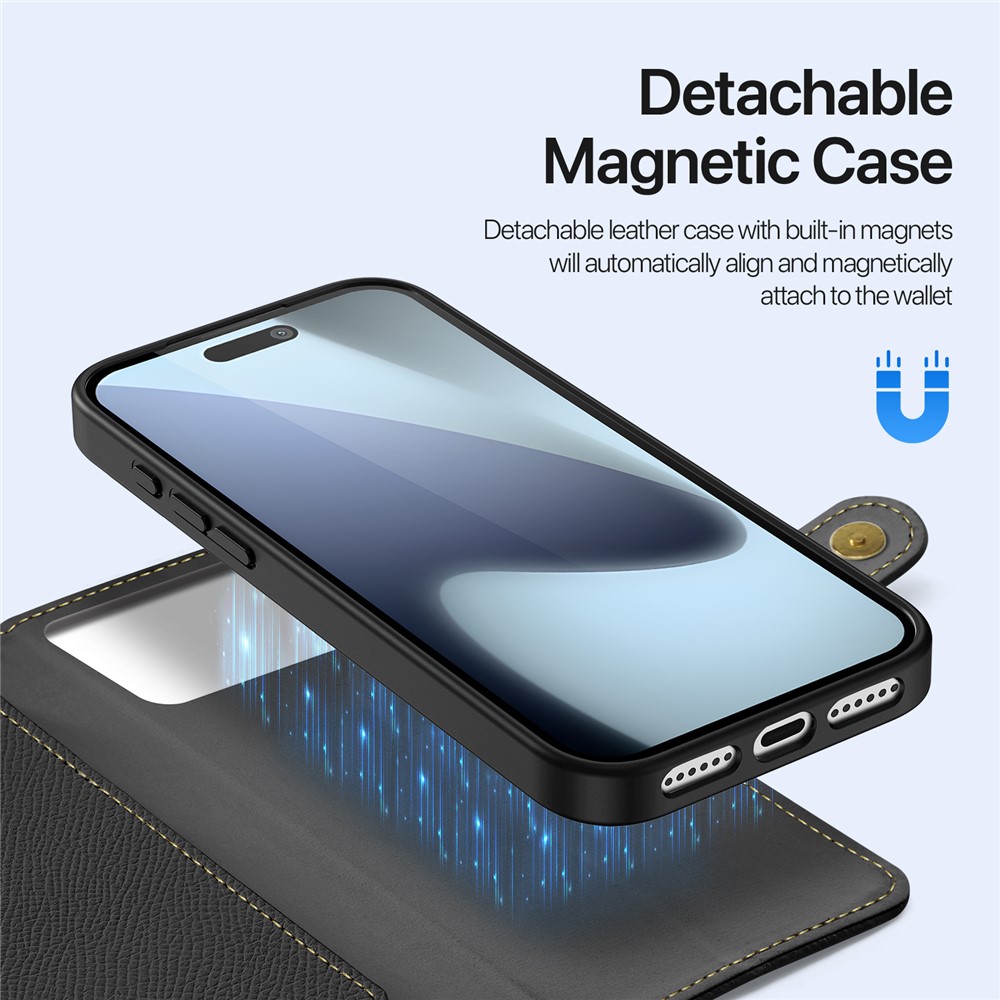 DUX DUCIS DUX DUCIS iPhone 17 Pro 2in1 Magnet Fodral Lawa Series Svart