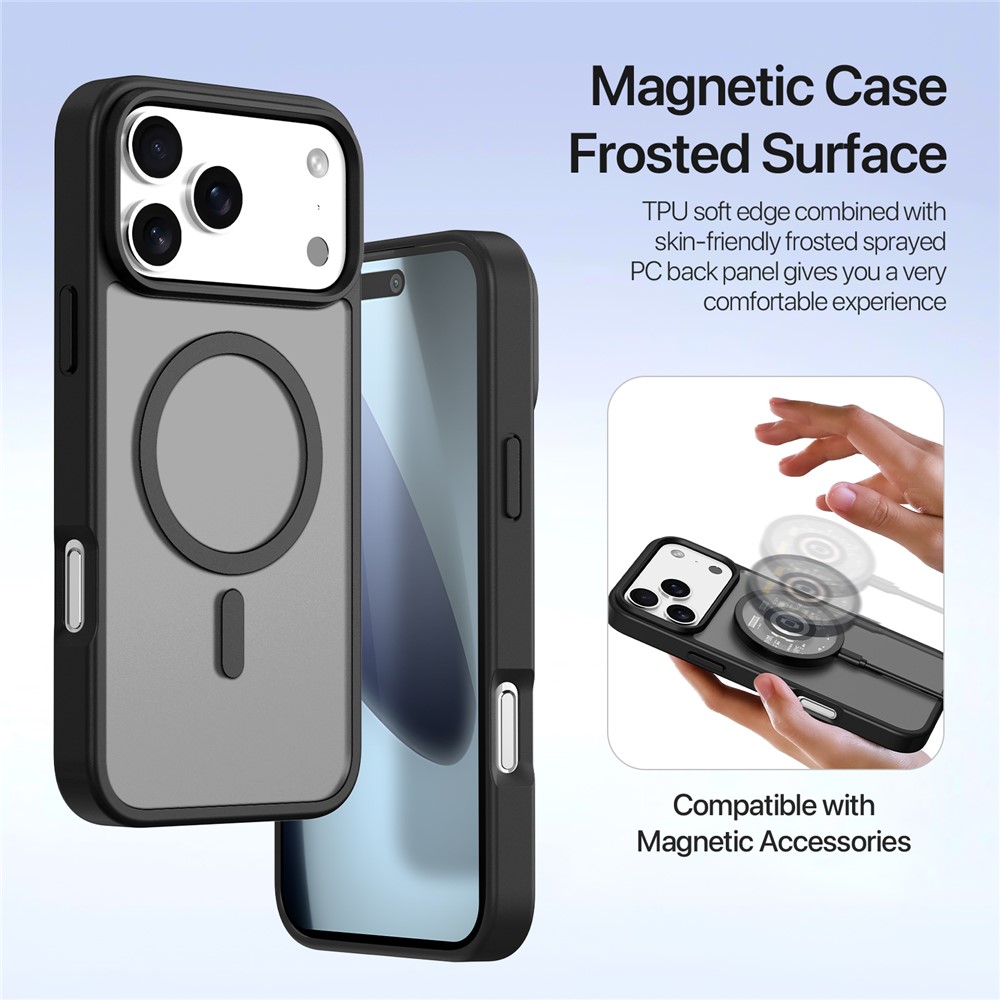 DUX DUCIS DUX DUCIS iPhone 17 Pro 2in1 Magnet Fodral Lawa Series Svart