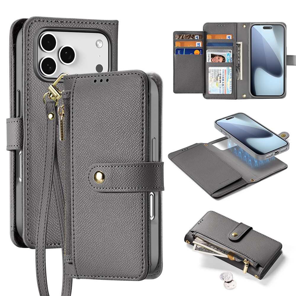 DUX DUCIS DUX DUCIS iPhone 17 Pro 2in1 Magnet Fodral Lawa Series Grå