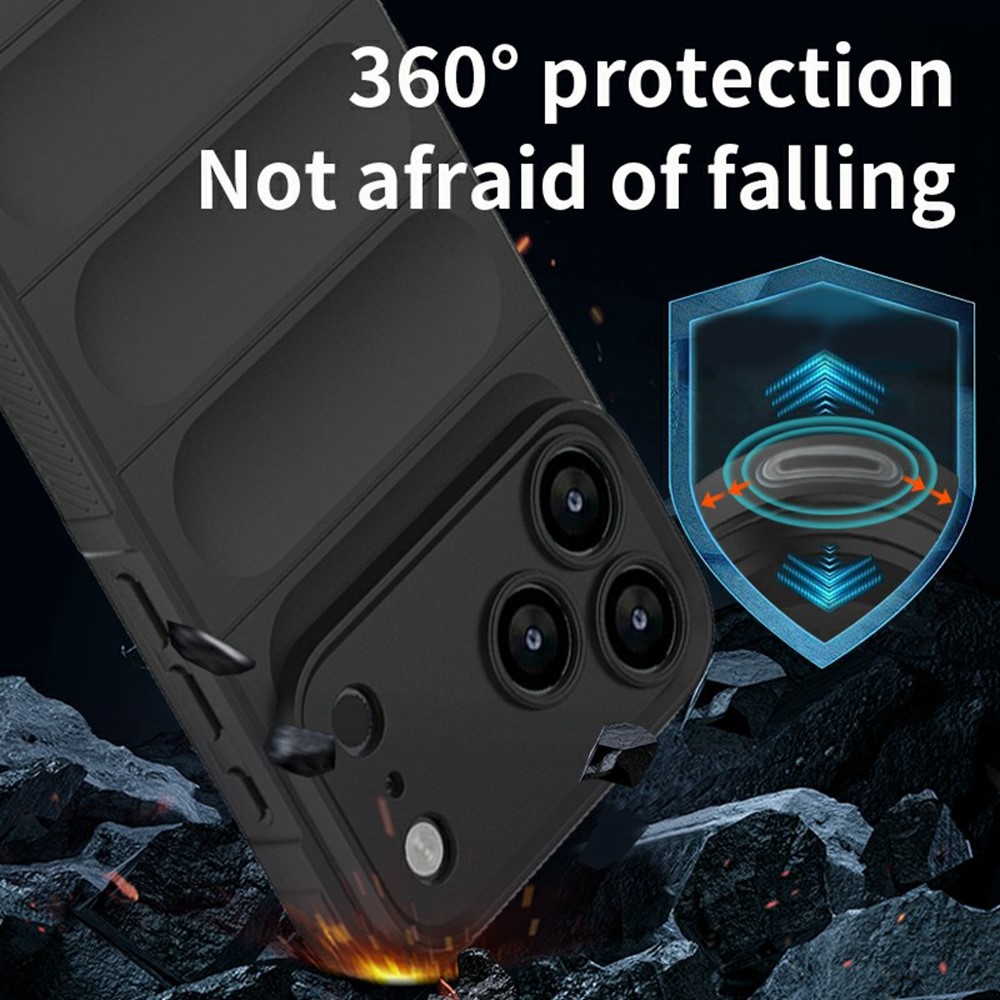  iPhone 17 Pro Skal Magic Shield Mörk Grå