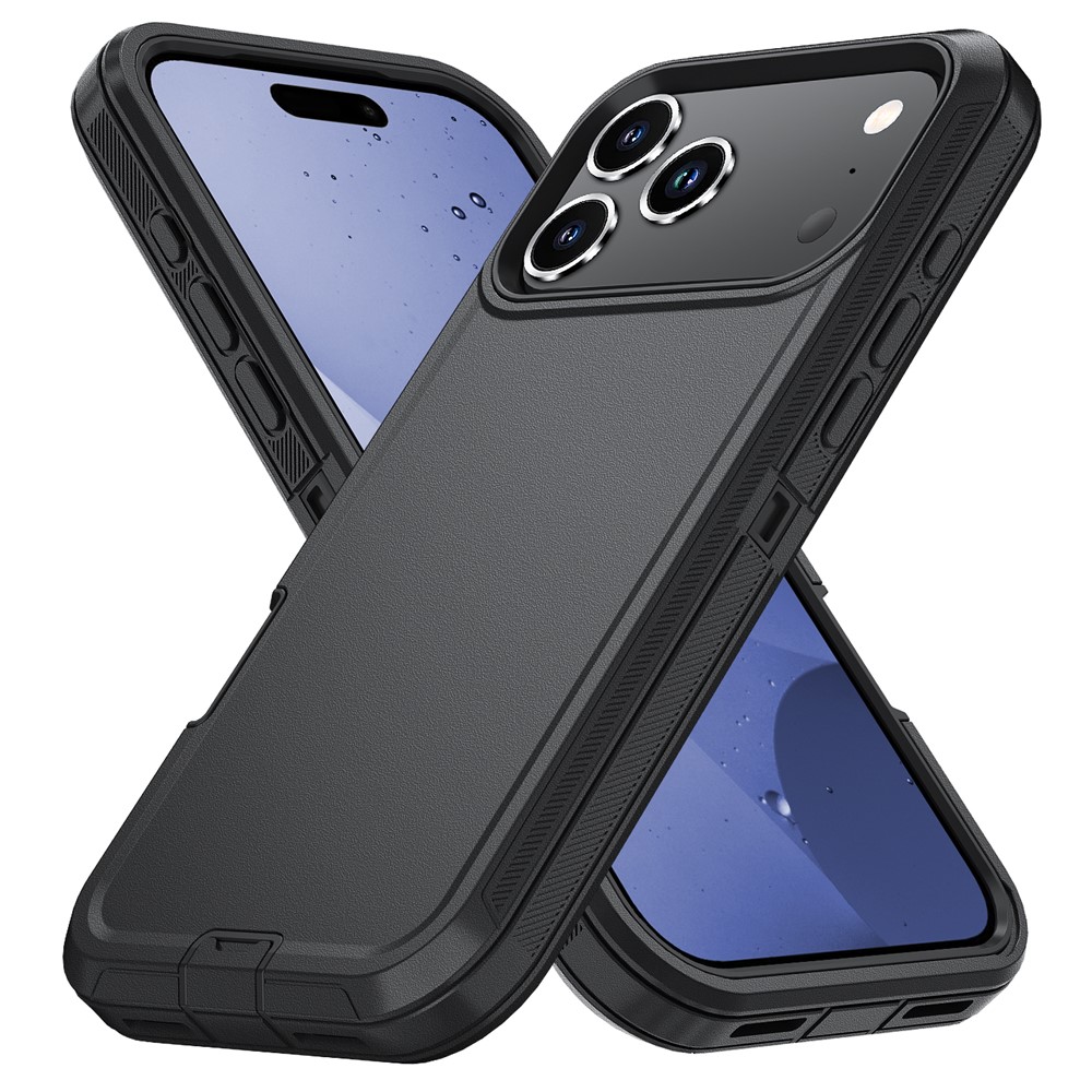  iPhone 17 Pro Skal Extreme Shockproof Hybrid Svart