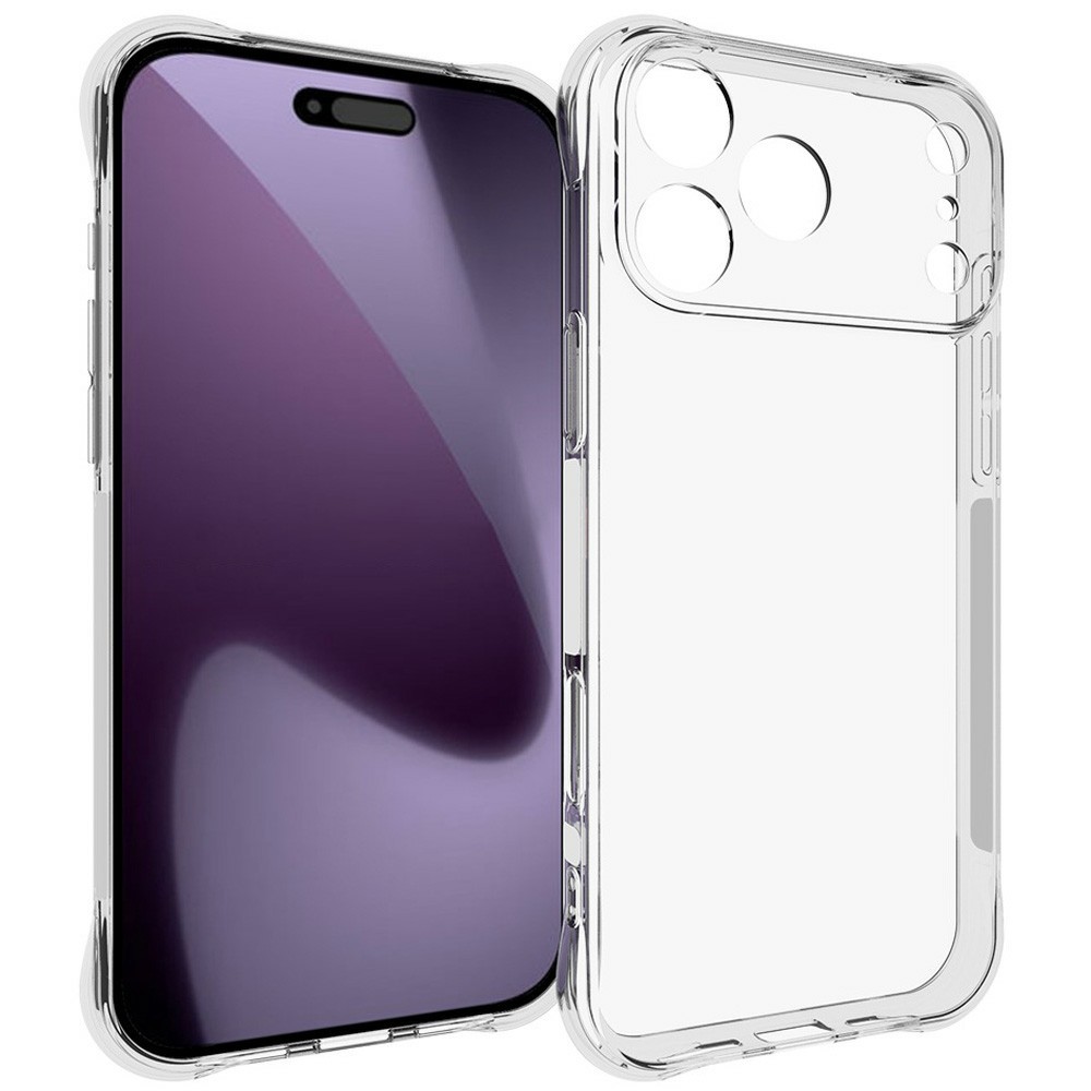  iPhone 17 Pro Max Skal Shockproof TPU Transparent