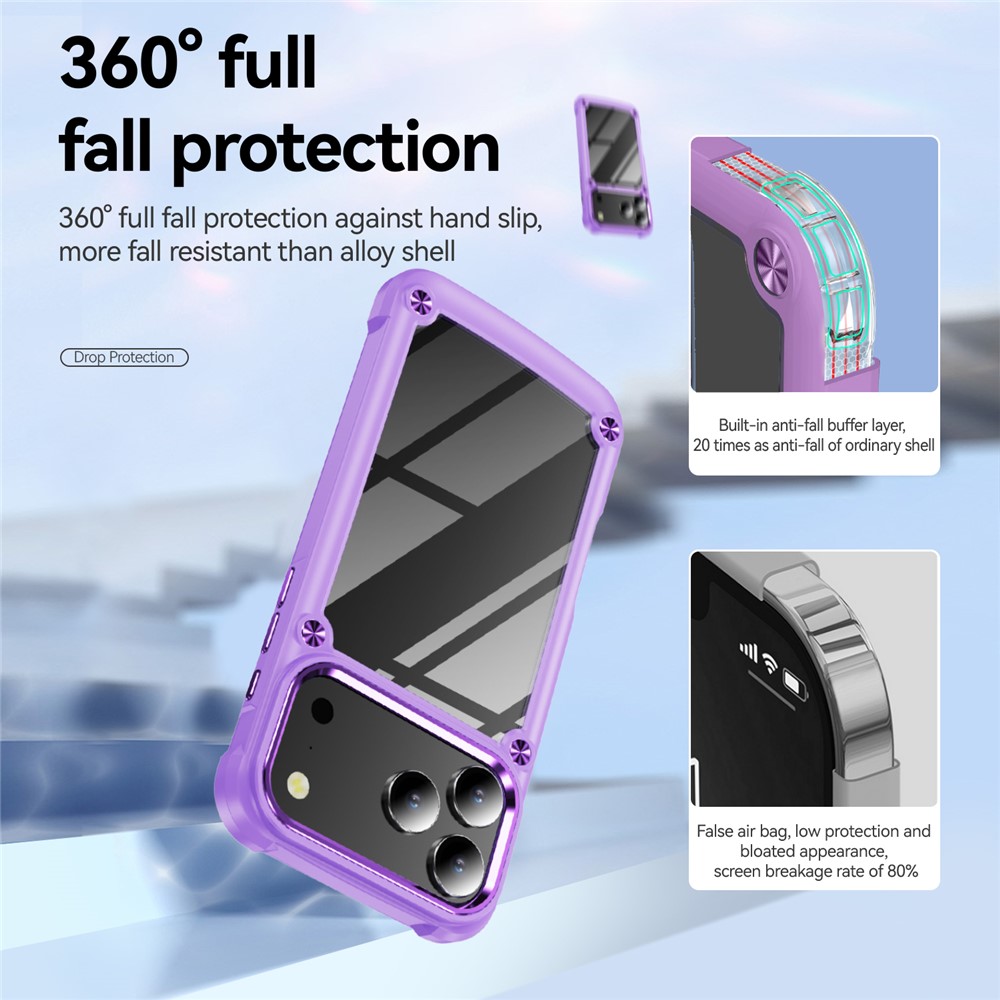  iPhone 17 Pro Max Skal Xtreme Shockproof Hybrid Lila
