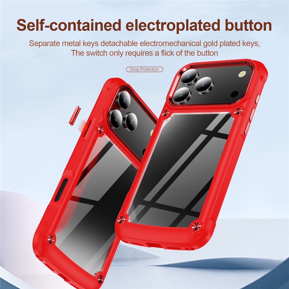  iPhone 17 Pro Max Skal Xtreme Shockproof Hybrid Röd