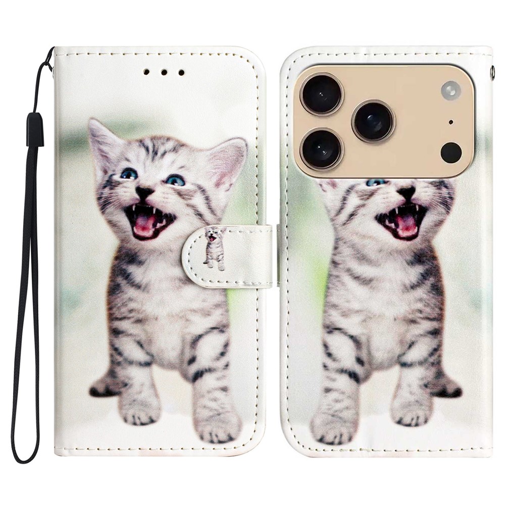  iPhone 17 Pro Max Fodral Med Tryck Katt