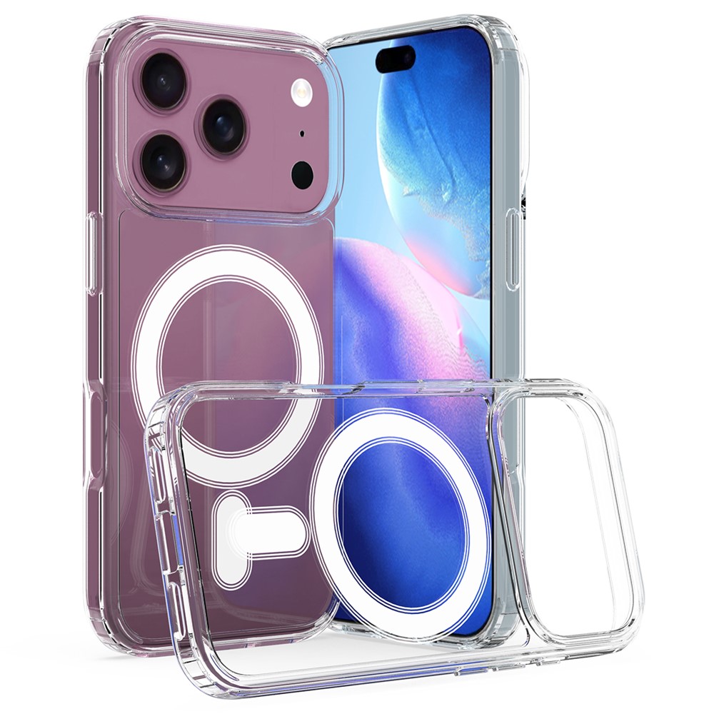  iPhone 17 Pro Max Skal MagSafe Hybrid Transparent