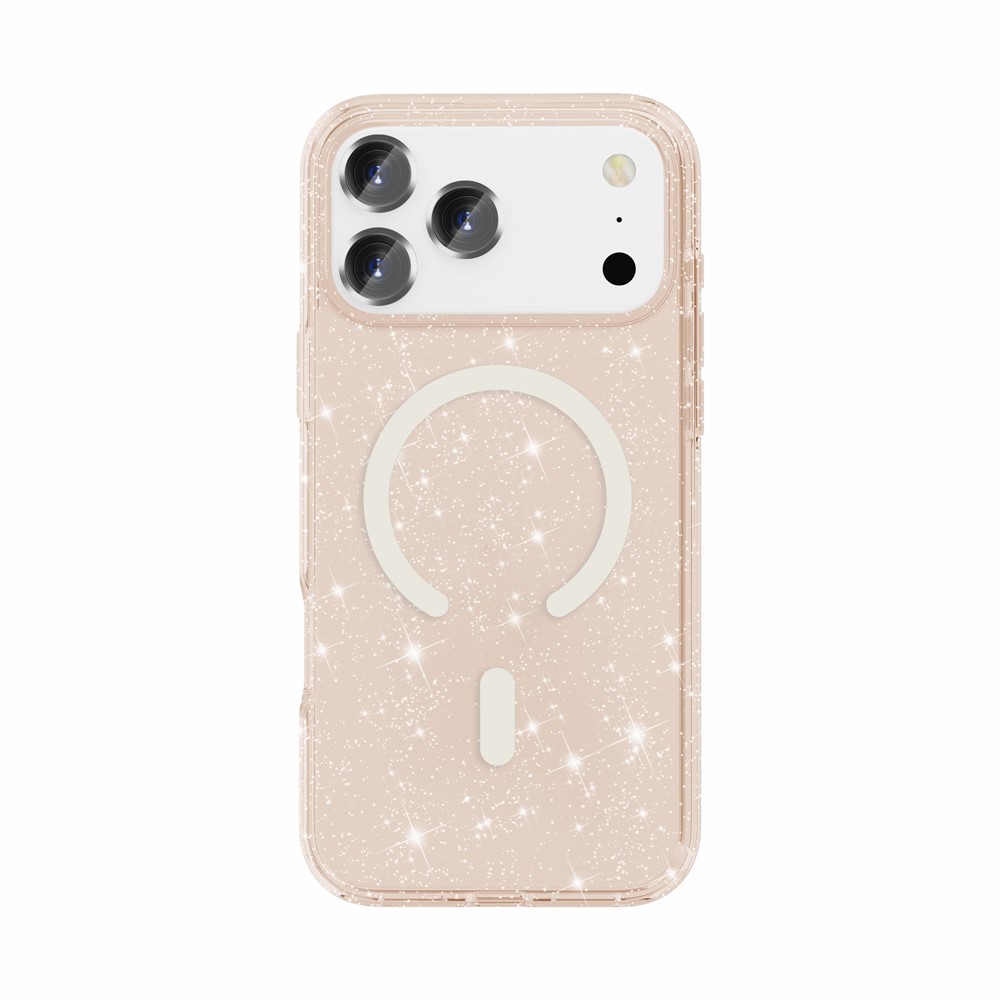  iPhone 17 Pro Max Skal MagSafe Glitter Guld