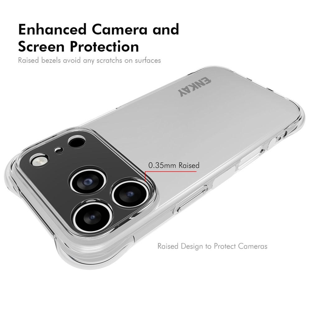 ENKAY ENKAY iPhone 17 Pro Max Skal Shockproof TPU Transparent