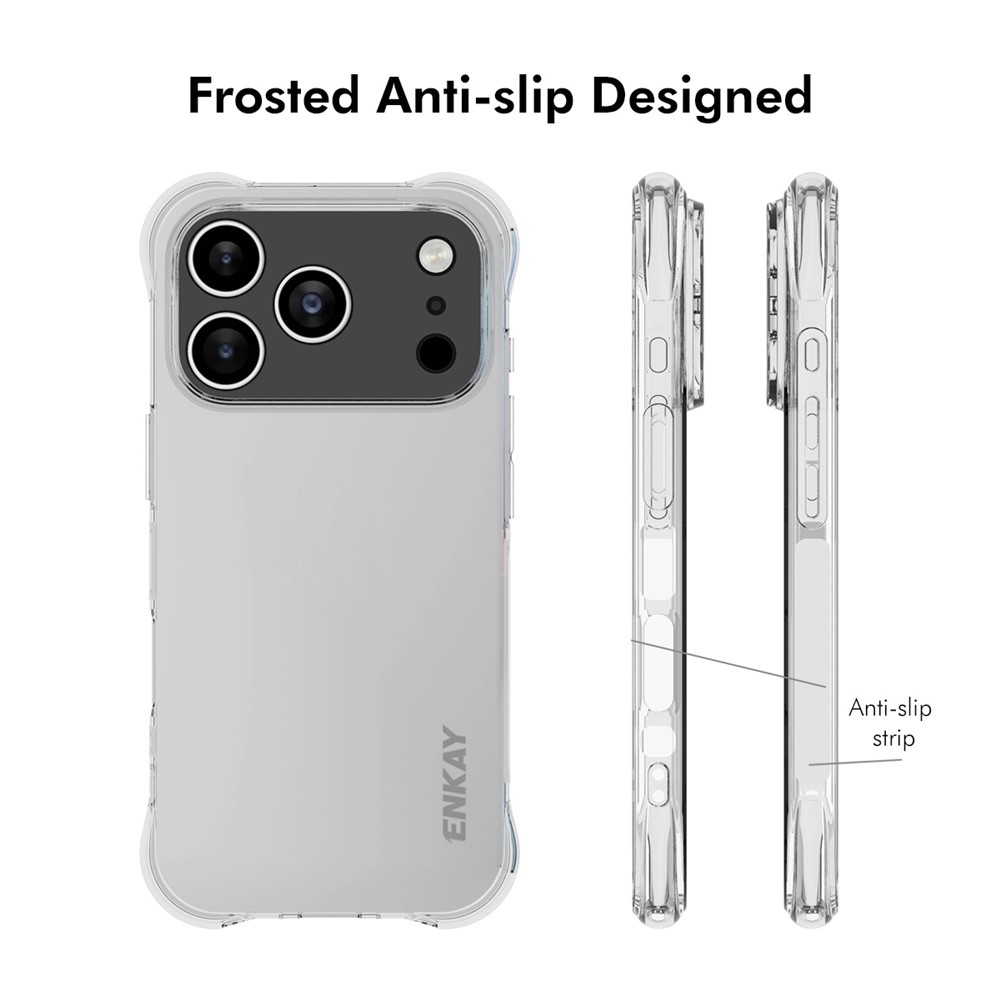 ENKAY ENKAY iPhone 17 Pro Max Skal Shockproof TPU Transparent