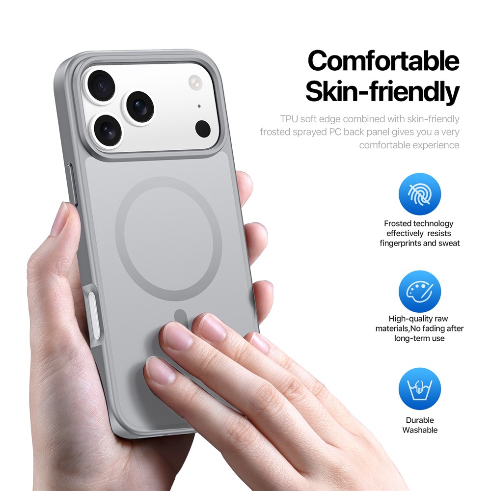 DUX DUCIS DUX DUCIS iPhone 17 Pro Max Skal MagSafe Yind Series Grå
