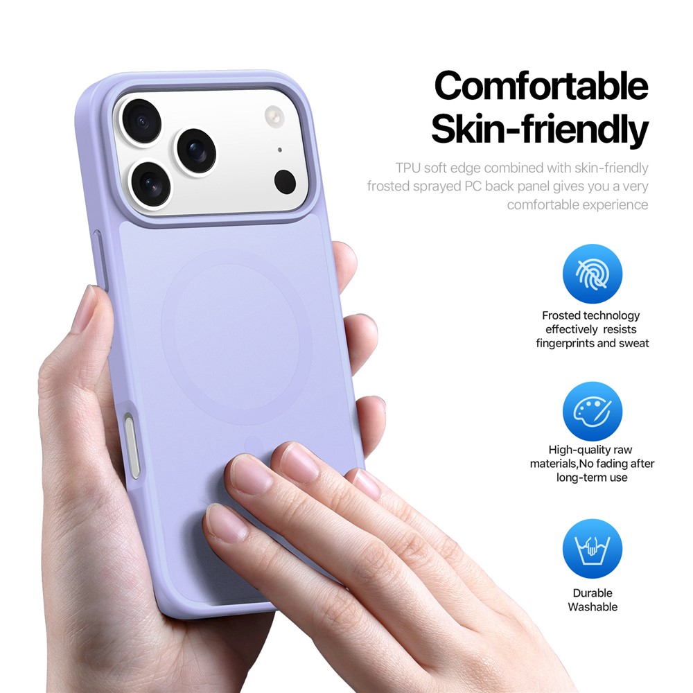 DUX DUCIS DUX DUCIS iPhone 17 Pro Max Skal MagSafe Yind Series Lila