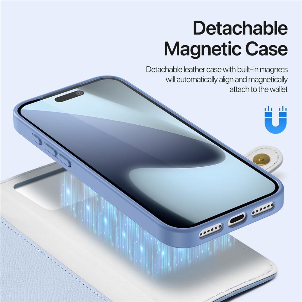 DUX DUCIS DUX DUCIS iPhone 17 Pro Max 2in1 Magnet Fodral Lawa Series Blå
