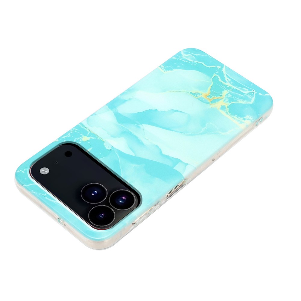  iPhone 17 Pro Max Skal Marmor TPU Grön