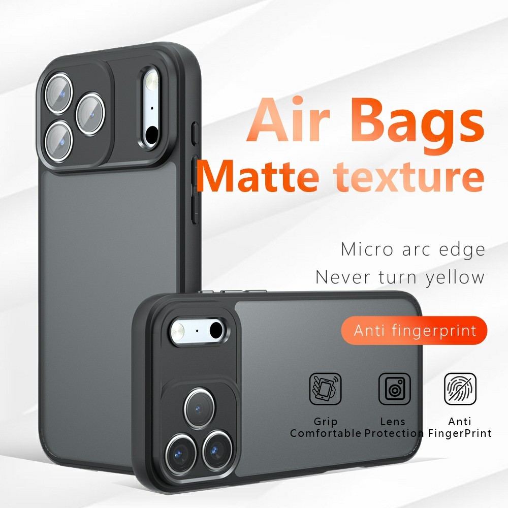  iPhone 17 Pro Max Skal Hybrid Svart