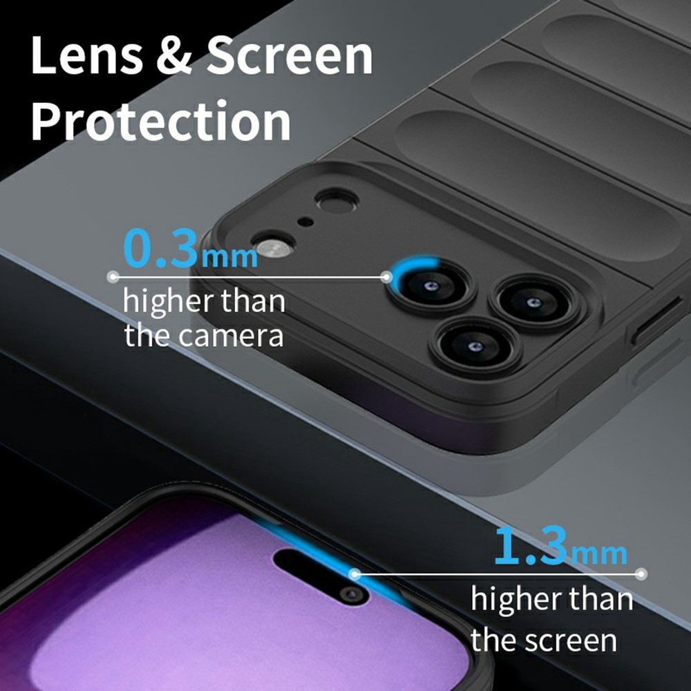  iPhone 17 Pro Max Skal Magic Shield Vinröd