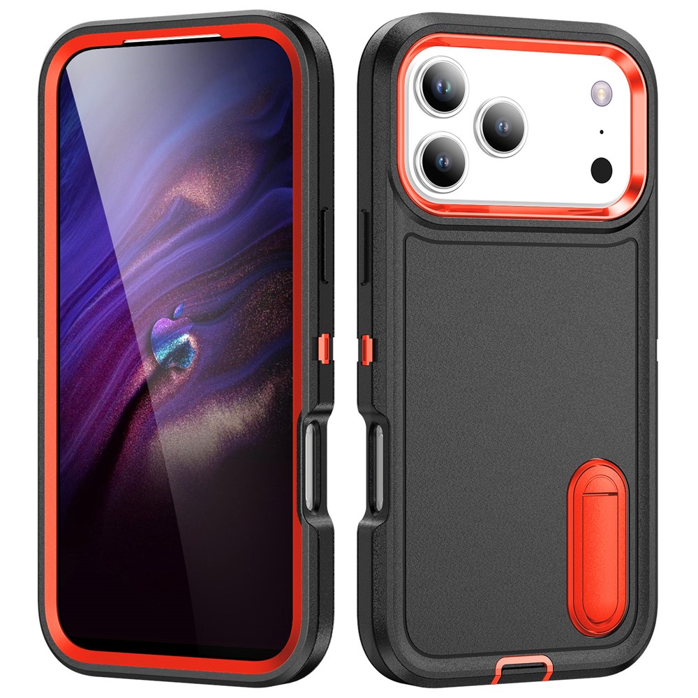  iPhone 17 Pro Max Skal Extreme Shockproof Hybrid Svart / Orange