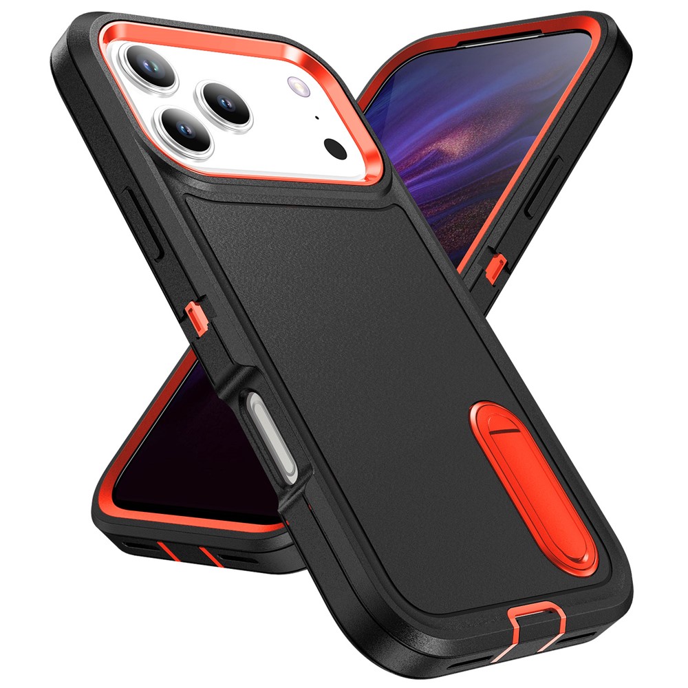  iPhone 17 Pro Max Skal Extreme Shockproof Hybrid Svart / Orange