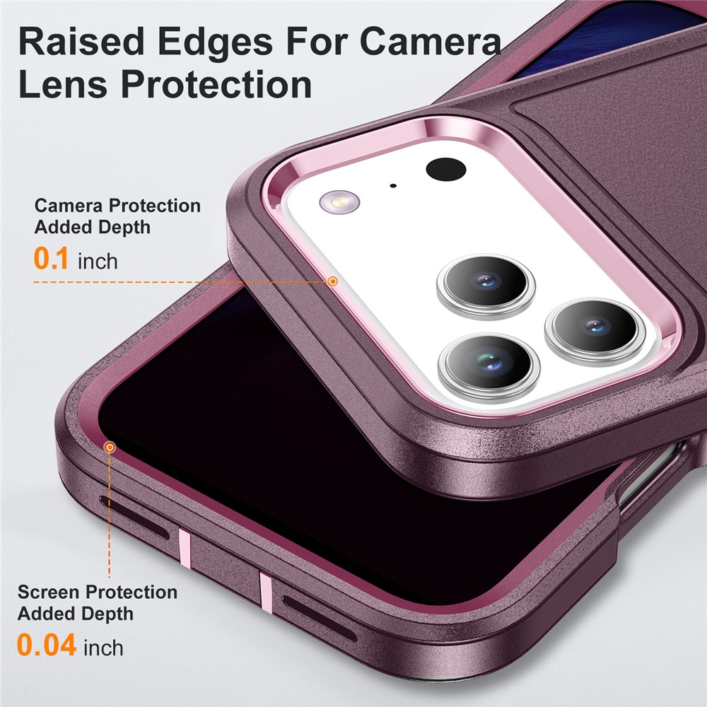  iPhone 17 Pro Max Skal Extreme Shockproof Hybrid Lila