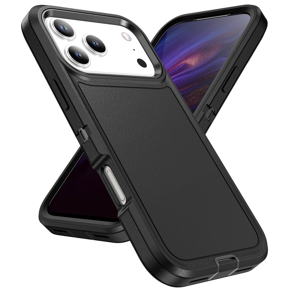  iPhone 17 Pro Max Skal Extreme Shockproof Hybrid Svart