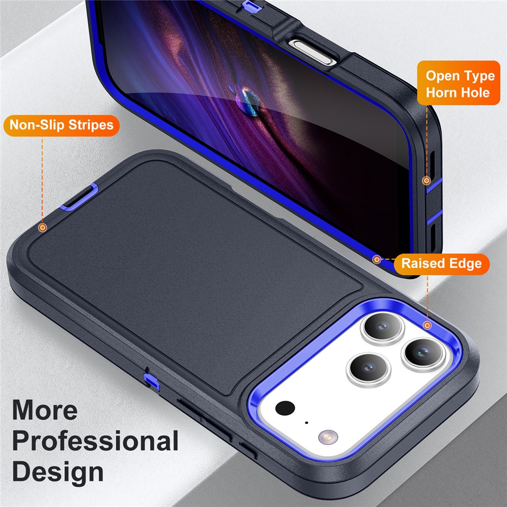  iPhone 17 Pro Max Skal Extreme Shockproof Hybrid Blå