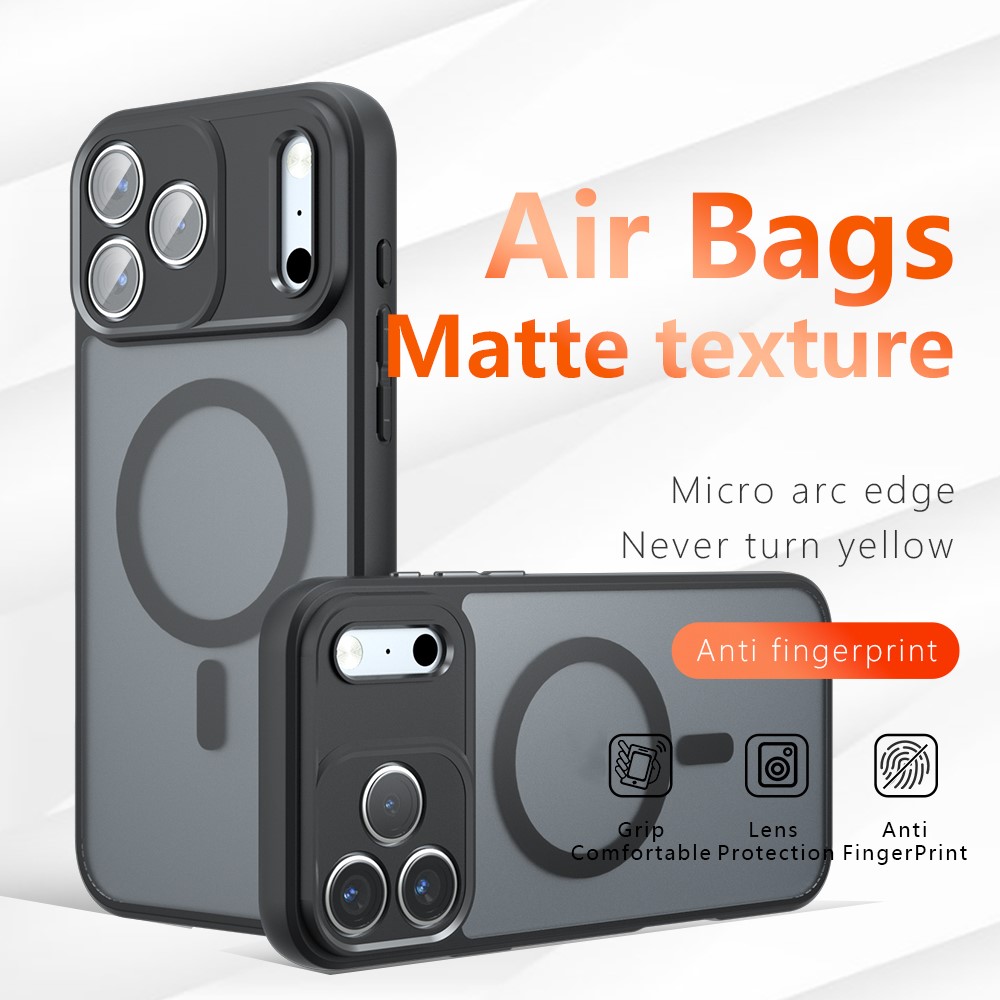  iPhone 17 Pro Max Skal MagSafe Hybrid Svart