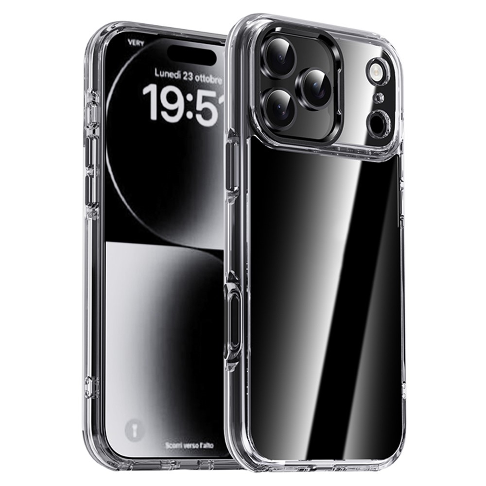 IPAKY IPAKY iPhone 17 Pro Max Skal Shockproof Transparent / Svart