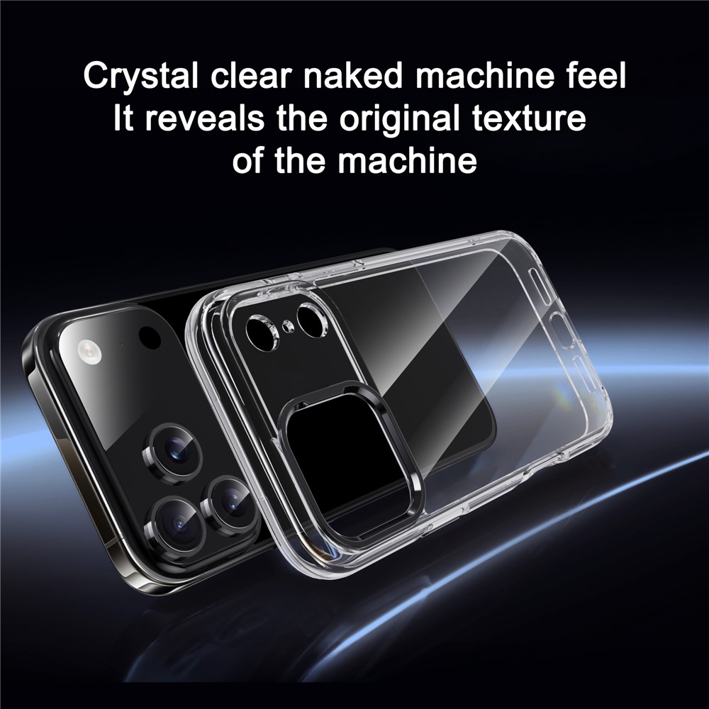 IPAKY IPAKY iPhone 17 Pro Max Skal Shockproof Transparent / Silver