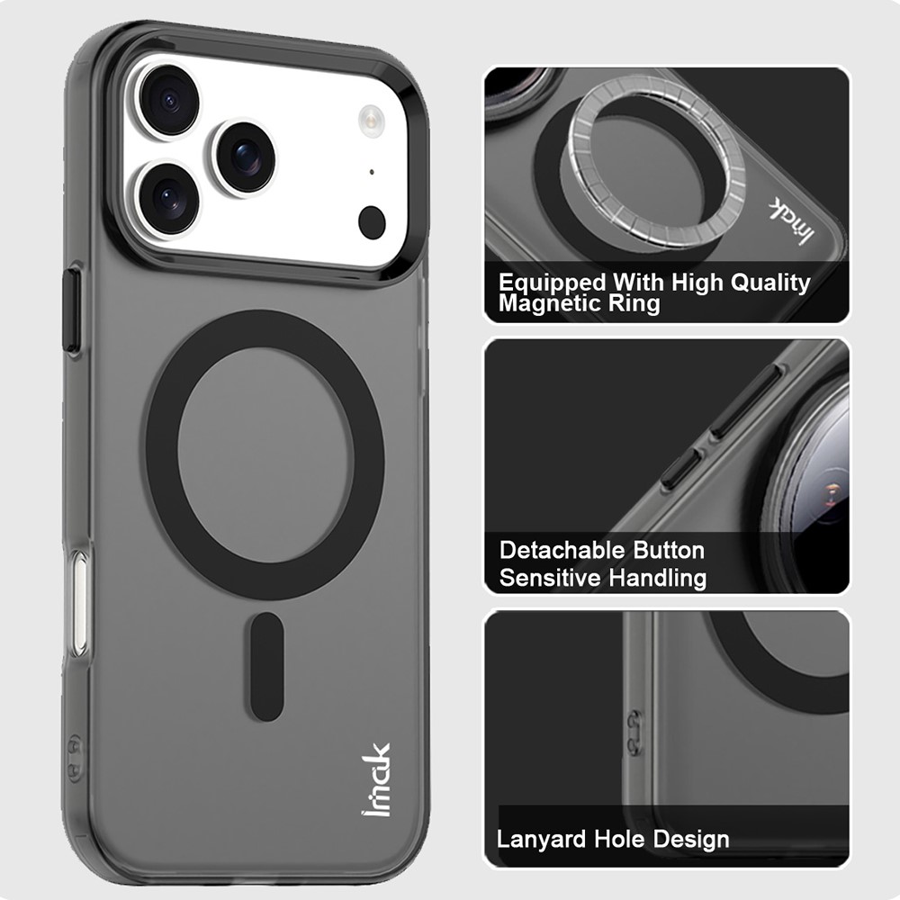 IMAK IMAK iPhone 17 Pro Max Skal MagSafe Anti Drop Svart