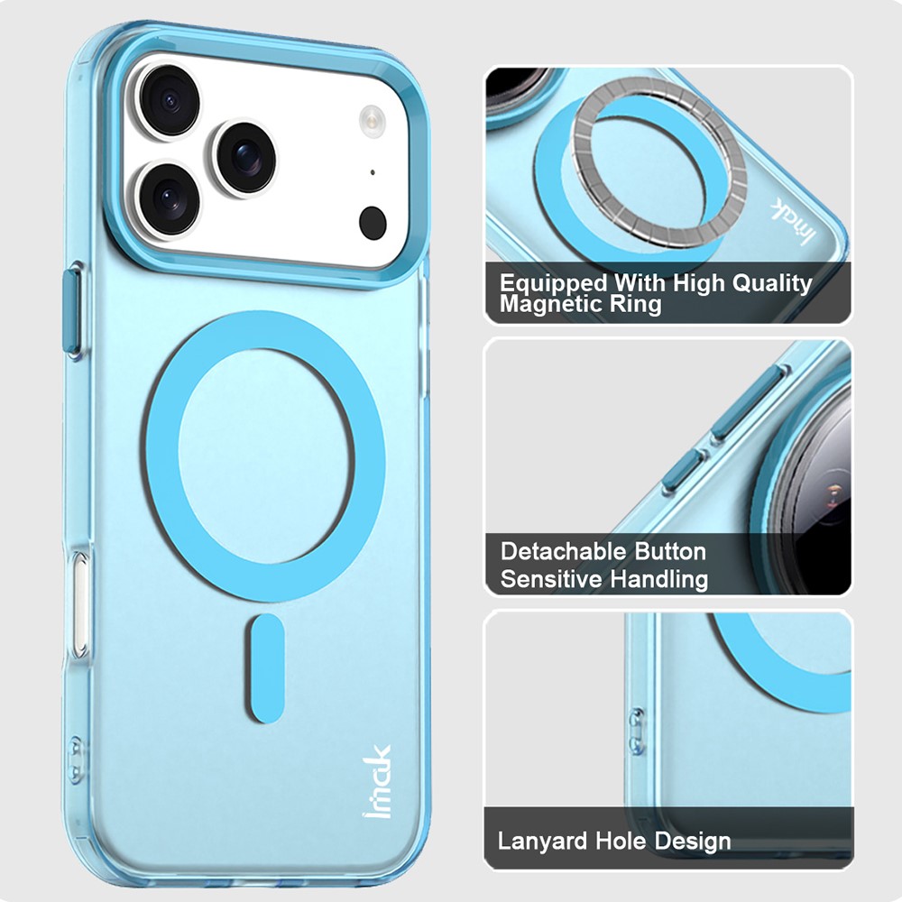 IMAK IMAK iPhone 17 Pro Max Skal MagSafe Anti Drop Blå