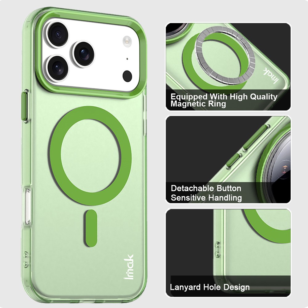 IMAK IMAK iPhone 17 Pro Max Skal MagSafe Anti Drop Grön