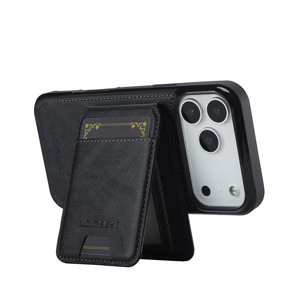 LC.IMEEKE LC.IMEEKE iPhone 17 Pro Max Skal Med Avtagbar Korthållare Läder