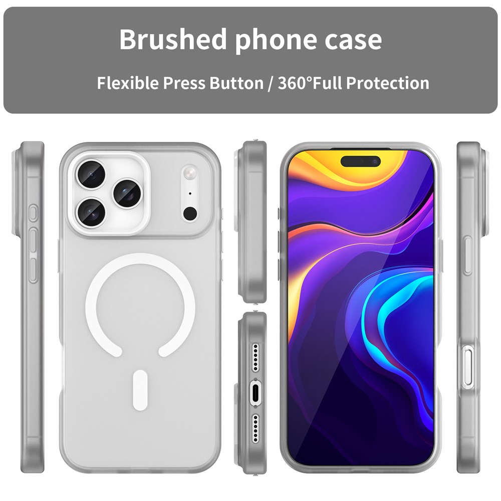  iPhone 17 Pro Max Skal MagSafe Hybrid Vit