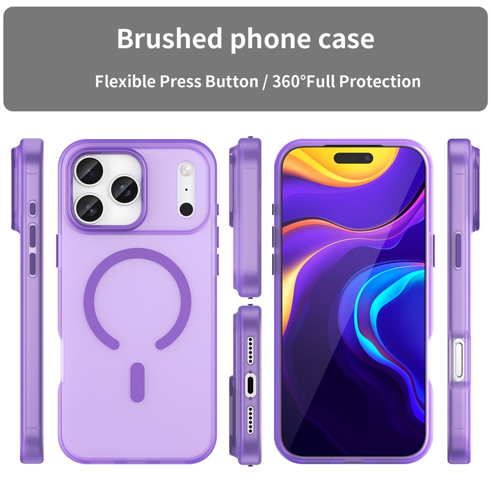  iPhone 17 Pro Max Skal MagSafe Hybrid Lila
