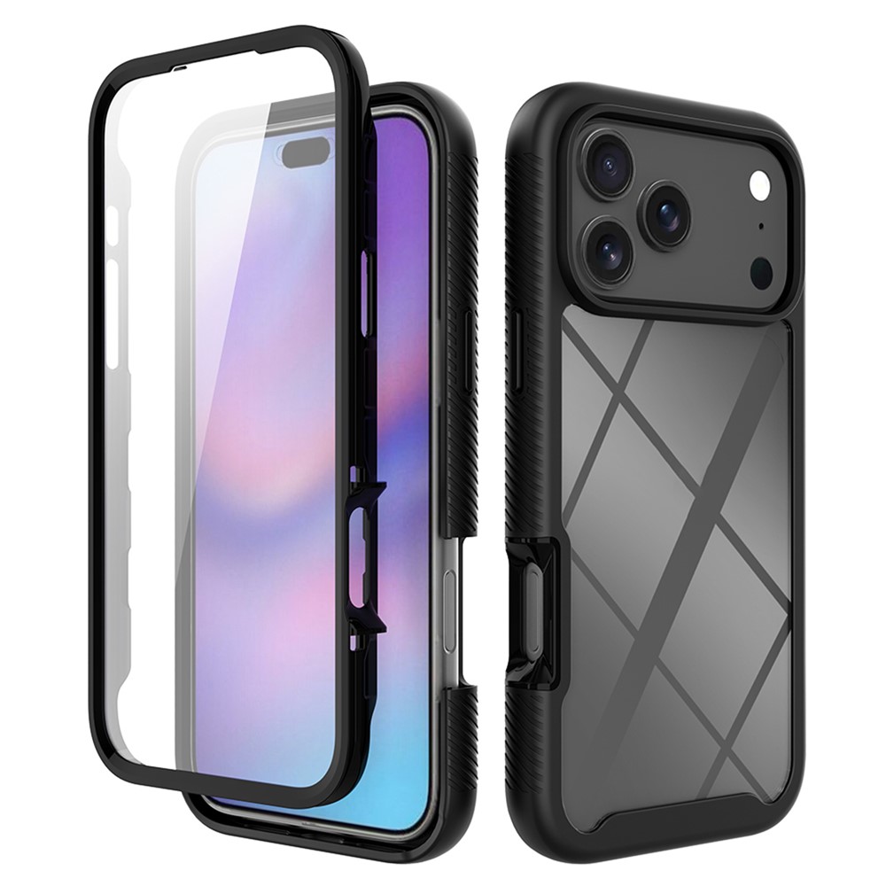  iPhone 17 Pro Max Skal 360 Hybrid Defense Svart