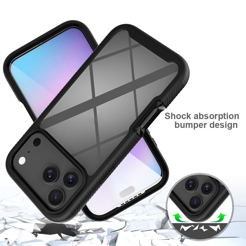  iPhone 17 Pro Max Skal 360 Hybrid Defense Svart