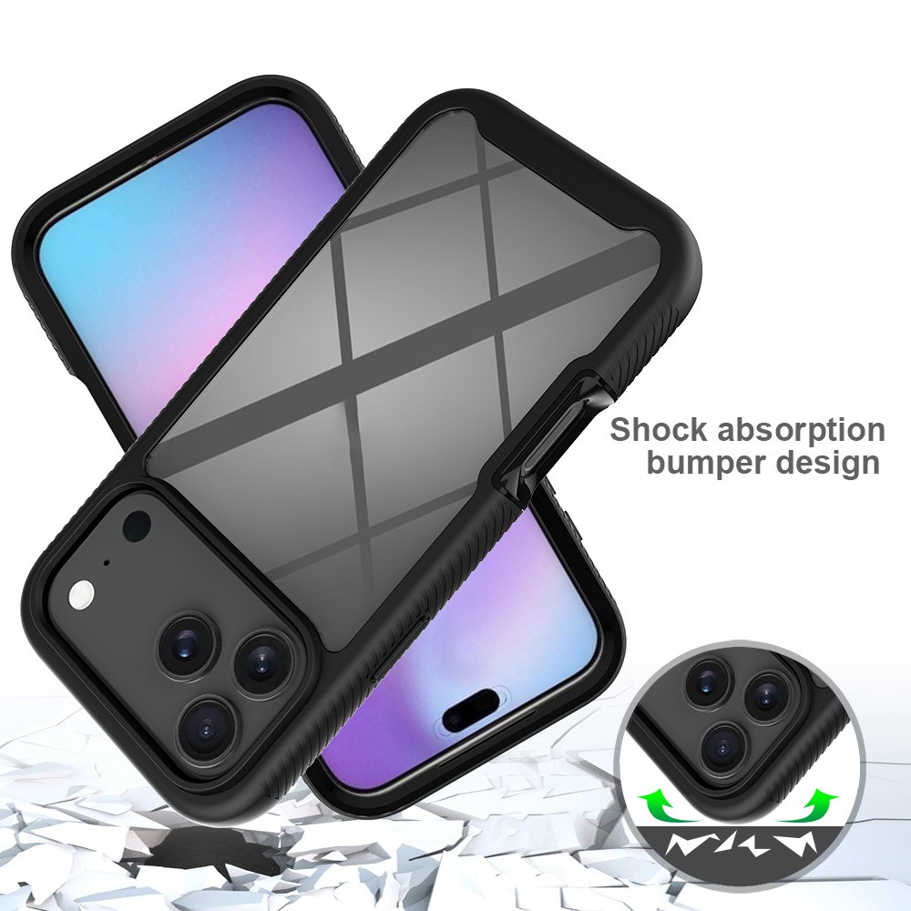  iPhone 17 Pro Max Skal Hybrid Shockproof Svart