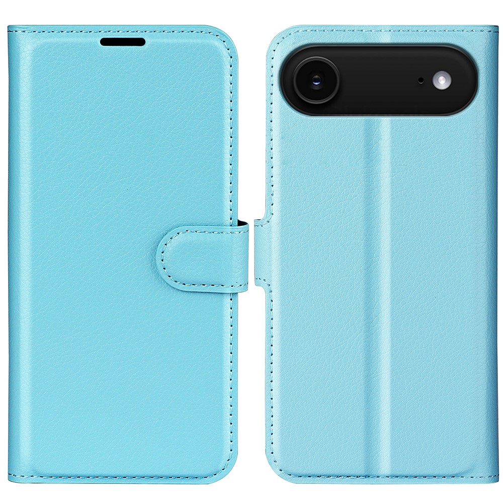  iPhone Air Fodral Litchi Läder Blå