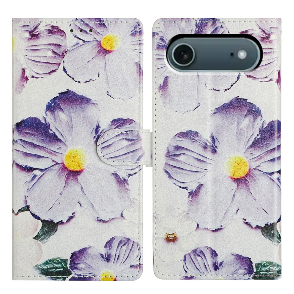  iPhone Air Fodral Med Tryck Lila Blommor