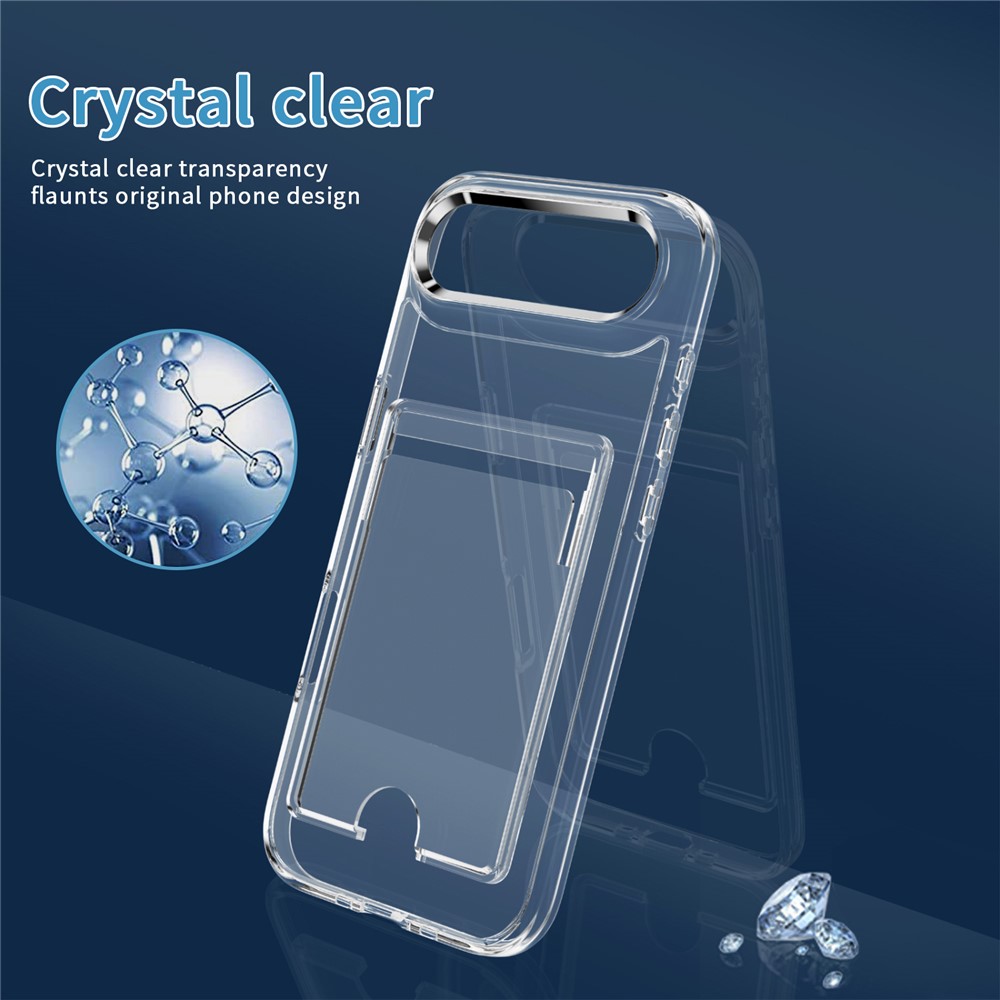  iPhone Air Skal Med Kortfack Transparent