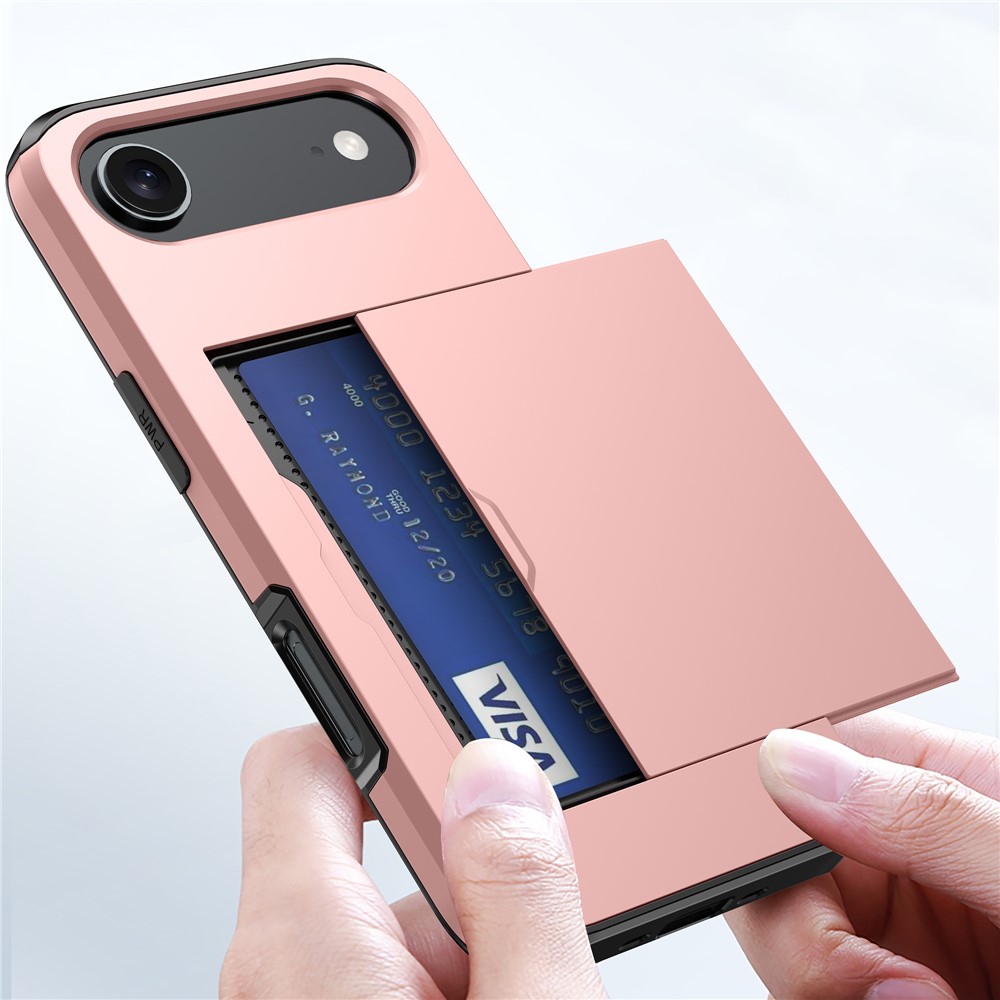 iPhone Air Skal Hybrid Med Kortfack Grön