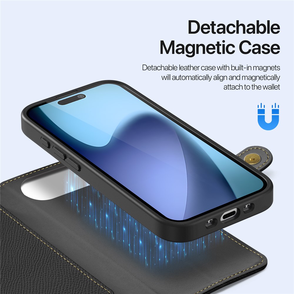 DUX DUCIS DUX DUCIS iPhone Air 2in1 Magnet Fodral Lawa Series Svart
