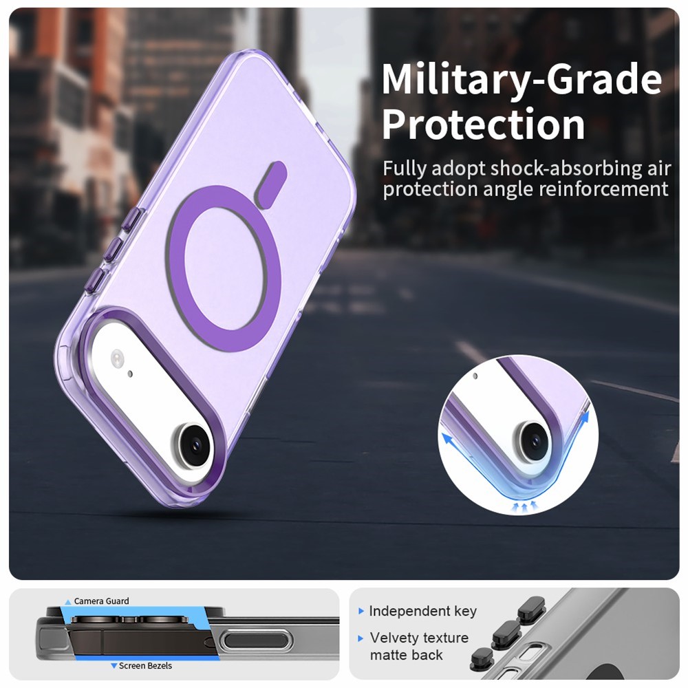 iPhone Air Skal Magsafe Hybrid Lila