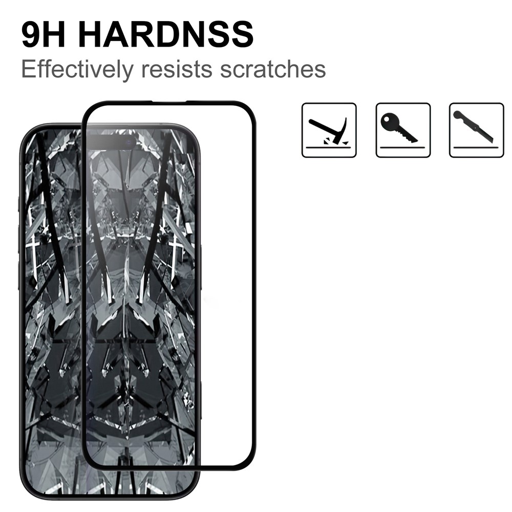  iPhone Air Skärmskydd Heltäckande Härdat Glas