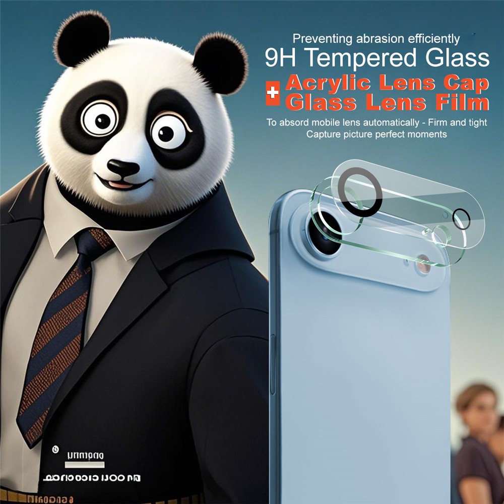 IMAK IMAK iPhone Air Linsskydd Härdat Glas Transparent