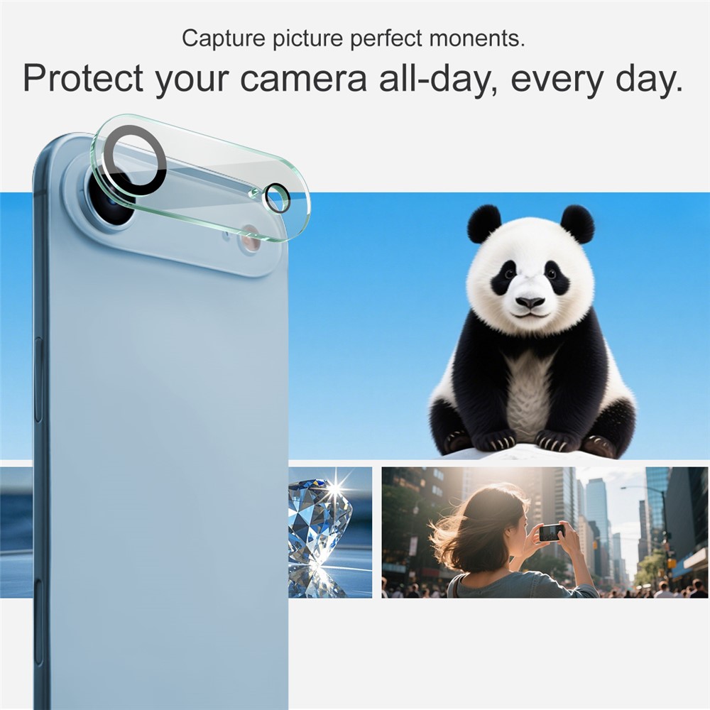 IMAK IMAK iPhone Air Linsskydd Härdat Glas Transparent