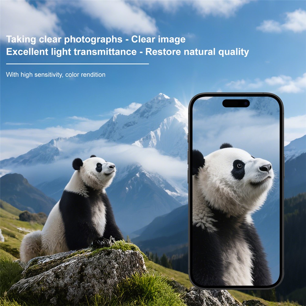 IMAK IMAK iPhone Air Linsskydd Härdat Glas Transparent