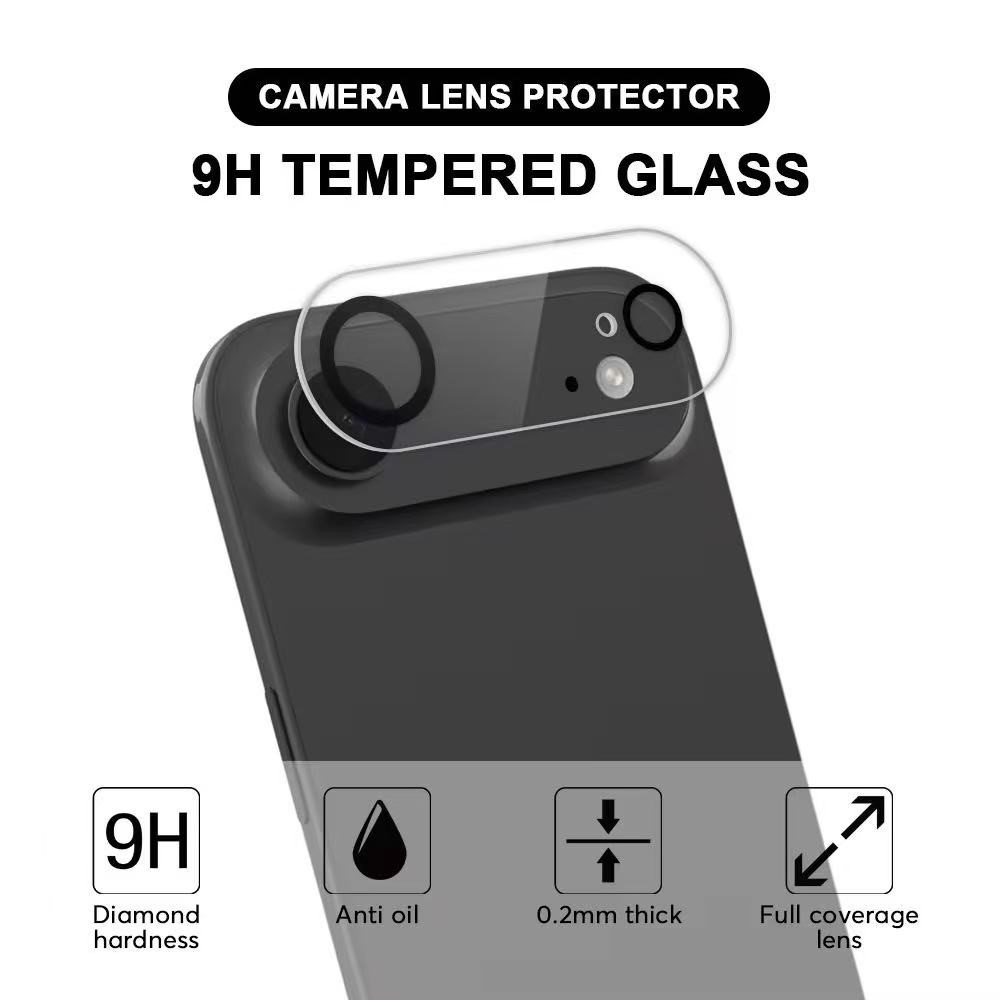 WANLONFENG WANLONFENG iPhone Air Linsskydd Härdat Glas Transparent