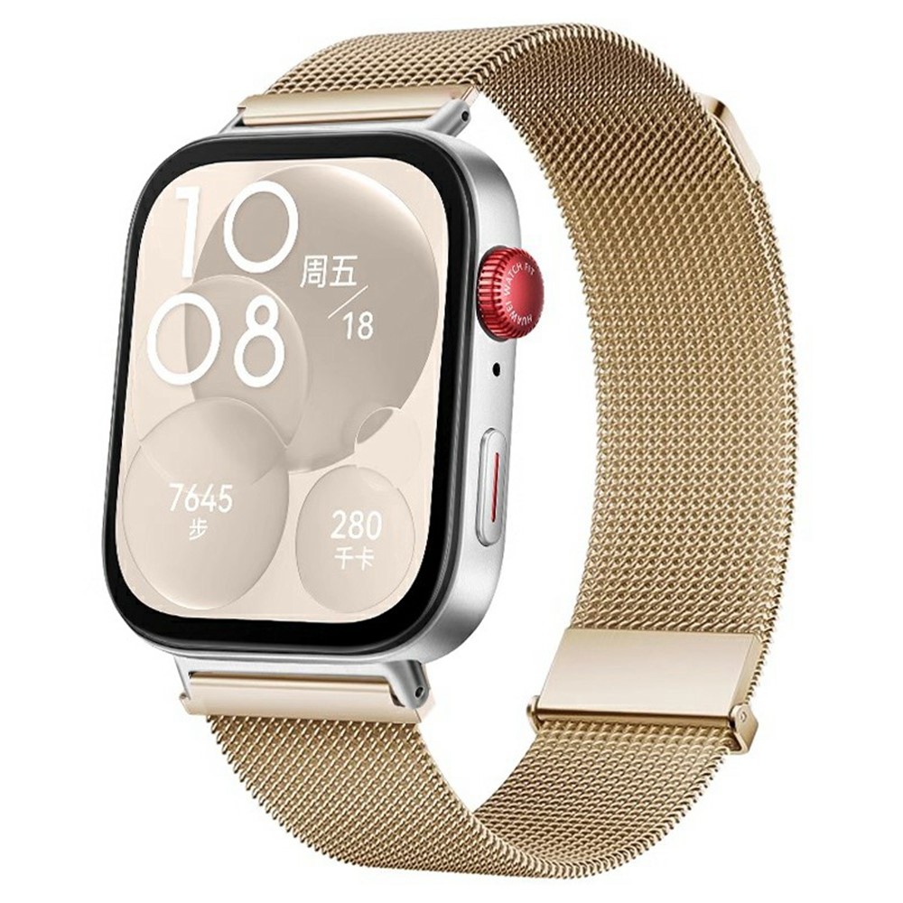  Huawei Watch Fit 4 Pro / 4 / 3 Klockarmband Milanese Roséguld