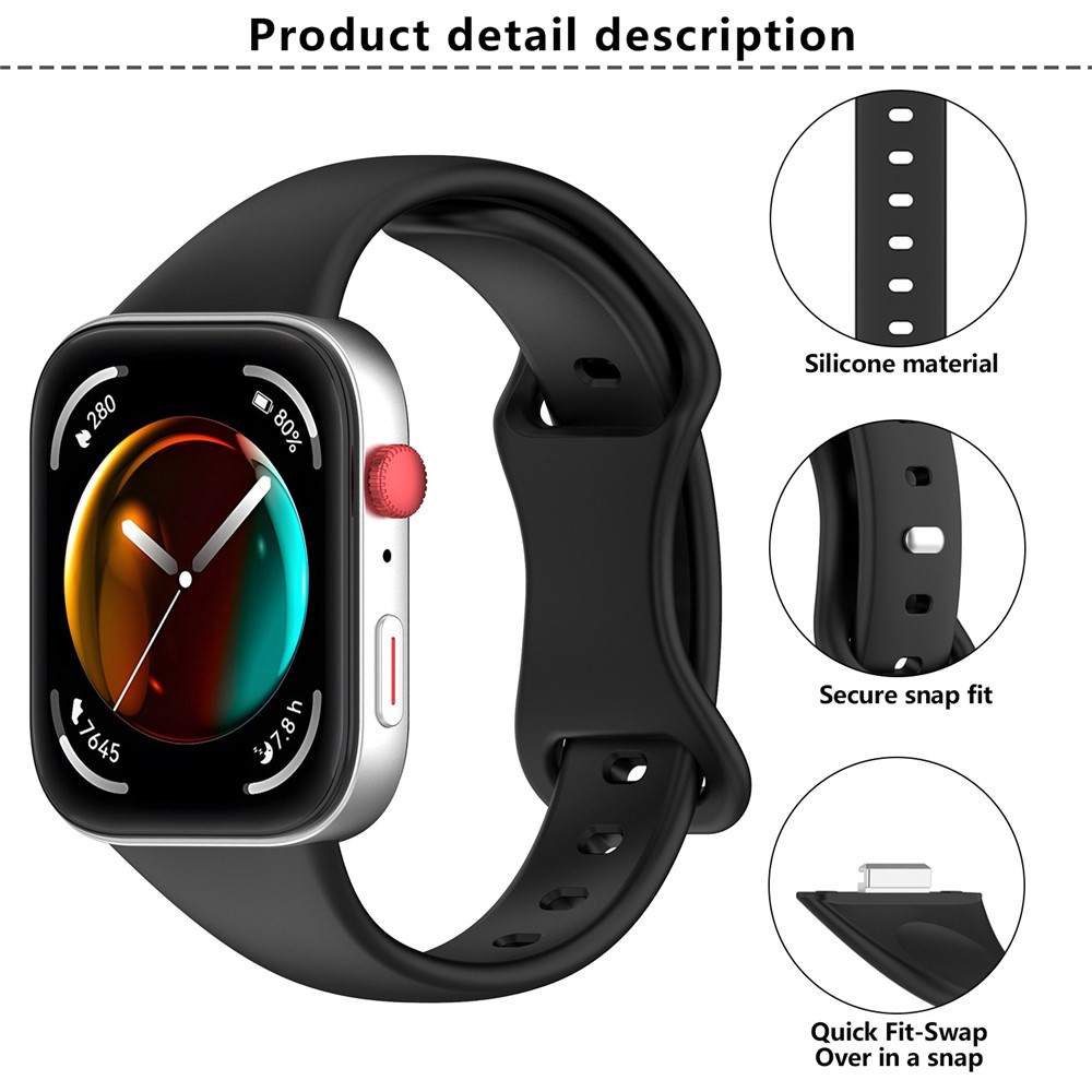 KALEBOL KALEBOL Huawei Watch Fit 4 Pro/4/3 Armband Silikon Lila