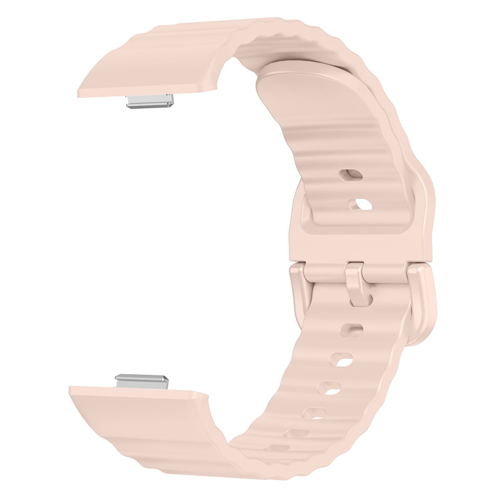 KALEBOL KALEBOL Huawei Watch Fit 4 Pro/4/3 Armband Wave Silikon Rosa